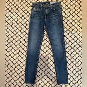 AG - The Farrah Skinny Ankle - high rise skinny ankle
